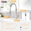 GIMILI Brushed Nickel Kitchen Faucet with Pull Down Sprayer with