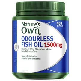 Nature's Own Odourless Fish Oil 1500Mg 400 Capsules