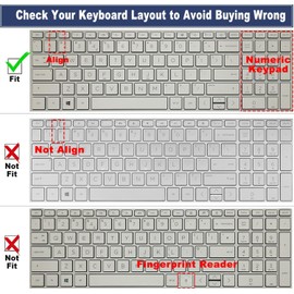 Keyboard Cover for 15.6 17.3 HP Laptop 15-eg 15-er 15t-fd 15z-fc 17-cn/cp 15-er1051cl 15t-fd000 15z-fc000 15-fd0097nr fd0047nr 15-er1047nr 15-er1071cl 15-er0097nr er0056 17-cn2063cl 17-cp1035cl-GB