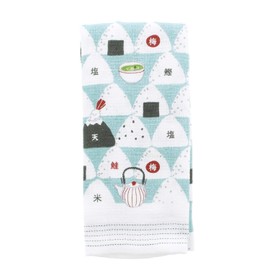 Kontex Face Towel, Cloth Goyomi, Osubi Kororin, Blue, Approx. 13.0 x 39.4 inches (33 x 100 cm)