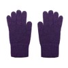 Womens Cashmere Gloves, Made In Scotland, 100% Cashmere (Purple)