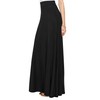Lock and Love LL WB1434 Womens Solid Maxi Skirt with