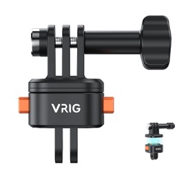 VRIG Claw Mini Magnetic Tripod Mount Accessories, Basic Set Quick Release Adapter Compatible with Sport Camera Hero 13/12/11/10/9, Insta360, AKASO, DJI and More