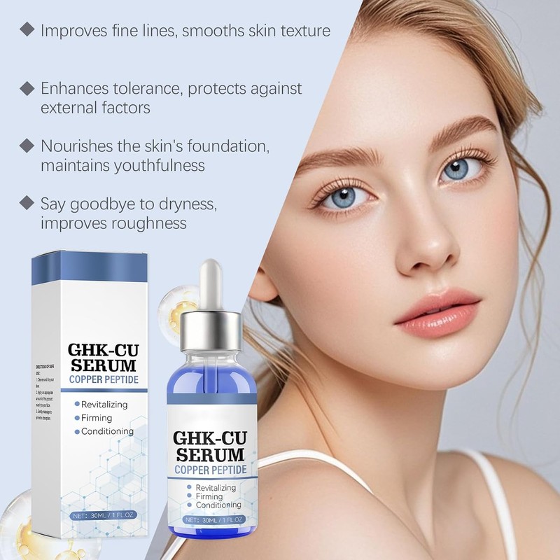 Sérum Facial Con Péptidos De Cobre