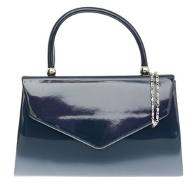 Girly Handbags Womens Patent Clutch Bag Handbag Small Hard Case Womens