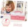 ABOOFAN Three Layer Portable Storage Box Elegant Multi Function Organizer