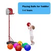 ABAJI Mini Basketballs Red 2 PCS 5" Set with Random