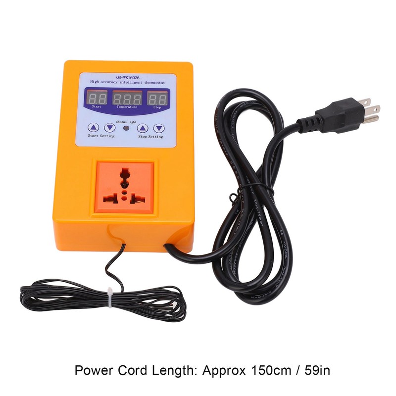 Temperature Controller Automatic Intelligent Wide Voltage Supply Accurate Digital Thermostat