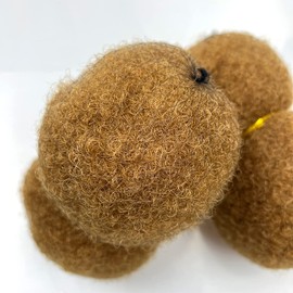 Tight Afro Kinky Human Hair for Dreadlocks,Ideal for Making Locs,Repair Extensions,Twist or Braids 4 Bundles/Package Honey Blonde #27 8inch