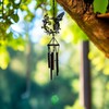 Quterhero Hummingbird Wind Chimes, Metal Outdoor Decor for Garden, Patio,