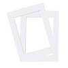 Two Pack Antique/Off White Picture Photo Mount Size 6x8" fits 5x7