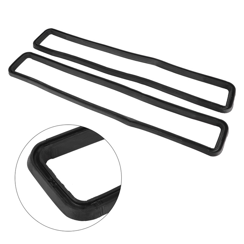 2pcs Car Defender Bulkhead Vent Seal Rubber Decoration Accessory Fit