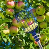 PEAKCLOUDS Fruit Picker Tool with Basket, 35-72 Inch Adjustable Long