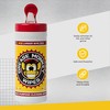 Grease Monkey Wipes Multi-Purpose, Heavy Duty Cleaning Wipes Canister, 25-Count,