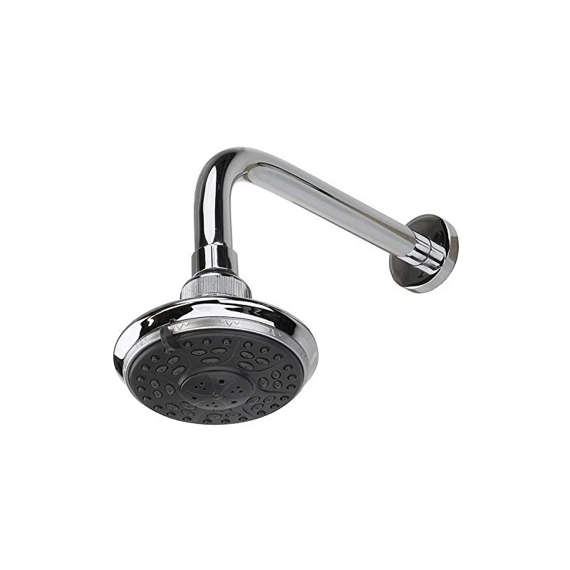Sanixa GO12RR Shower Head with Solid Wall Arm 3 Functions