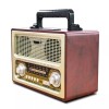 Supersonic SC-1198BT Vintage Retro 3-Band Rechargeable FM Radio +Bluetooth +USB