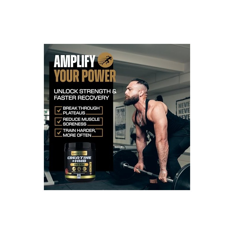 Creatine HMB Supplements for Men and Women w/Essential Amino Acids