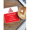 Brainbox Candy - Funny 'Coaster Rica Coaster' - Small Gift