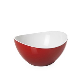 omada Design Salatschüssel für Pasta und Salat, Schale aus zweifarbigem beständigem Kunststoff, Made in Italy, Trendy Linie, 12cm Durchmesser, 0,3lt Kapazität, geeignet für den Geschirrspüler, Rot