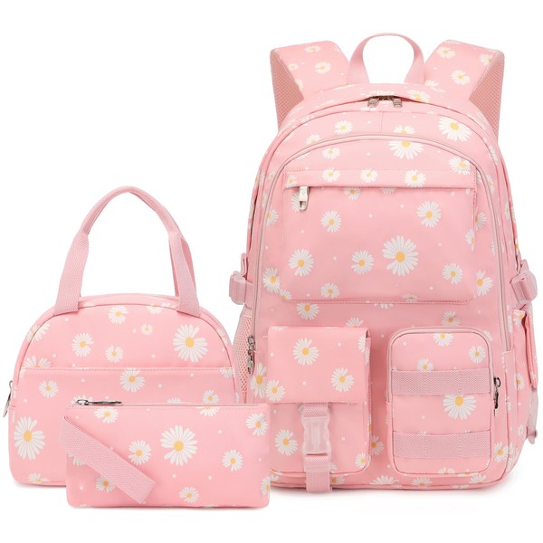 Classic Diamond Daisy Backpack for School Backpack for Girls Backpack