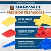 BARWALT Precision Tile Wedges, Super Wedge Style, 25 Quantity, BWT10380
