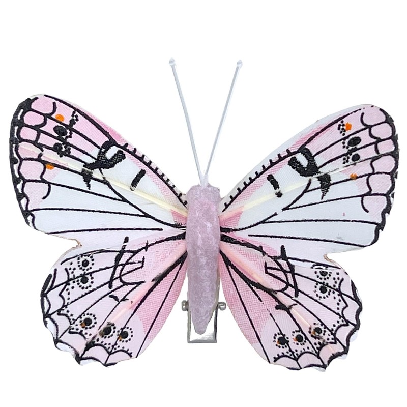 MIK funshopping Colourful Butterfly Clip On Decoration (10 Piece Set,