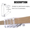 JNGTKL Tablecloth Clips, 12 Pcs Table Cloth Clips, Windproof Picnic