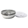 Pack of 5 Aluminium Oven Moulds with Lid Omnia
