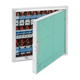 Fluoxtine Access Panel, 20 x 20 Inch Service Shaft Door, 135° Opening Angle Aluminum Alloy Access Door - Drywall, Wall, Electrical, Electrical Plumbing Inspection Service