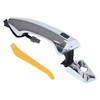 ApplianPar Front Driver Side Left Exterior Door Handle Chrome for