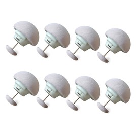 YANYULI Duvet Clips, Sheet Clips, Set of 8, Fixing Pins for Comforter, Anti-Slip, Pin, Comforter Clip, Mushroom Shape, Prevents Sheets from Slipping, (Gray)
