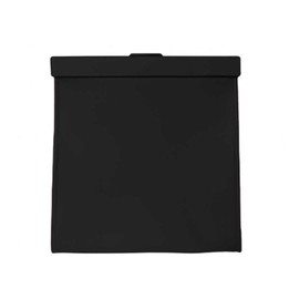 [AiO JAPAN] Car Trash Can with 10 Bags, Trash Pocket - Ver 2 - Car Trash Bin, Stylish, Dust Box (Black)