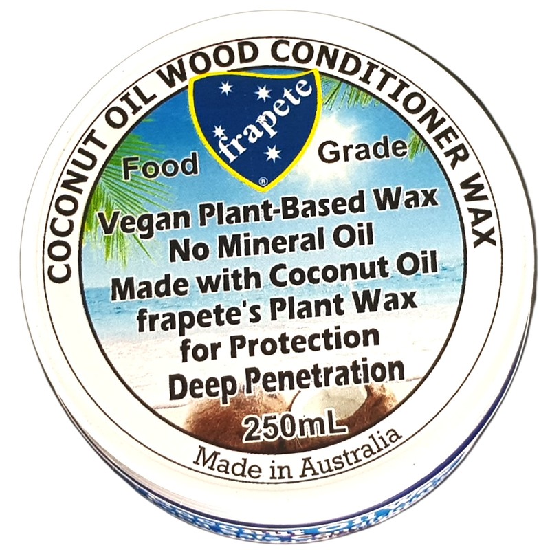 frapete Vegan Cutting Board Conditioner Wax Protects Nourishes Using 100%