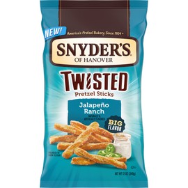 Snyder's Jalapeno Ranch Twisted Pretzels 12oz (Pack of 2)