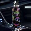 Mushroom Water Bottle with Straw Lid Insulated Stainless Steel Travel