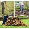 ATLRGISL Iron Weeding Rake with Wooden Long Handle 2.0, 8