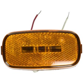 Kaper II L14-0104A-BLK Amber 2 Diode LED Marker Light