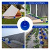 12 Pack Pool Cover Weights with Hooks, Leakproof PVC Pool