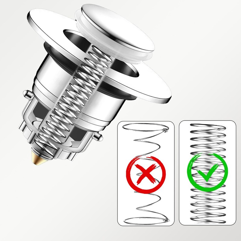 Pack of 2 Stainless Steel Floor Drain Strainer, Stainless Steel