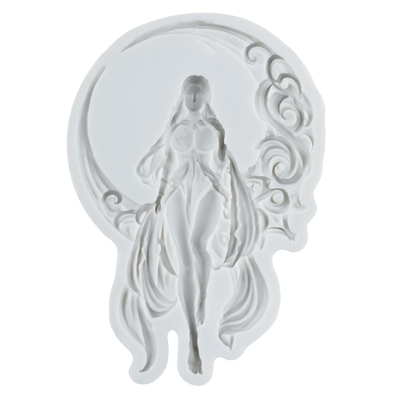 TAOXIBEI Goddess Polymer Clay Mold Goddess Resin Silicone Molds