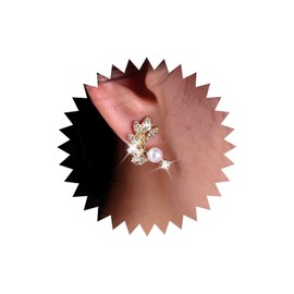 Atentuyi Boho Stacking Small X Earrings Silver Ear Jacket Filigree Bow Drop Earrings Letter X Stud Earrings Tiny X Shape Cross Earrings Jewellery for Women and Girls, Alloy Steel