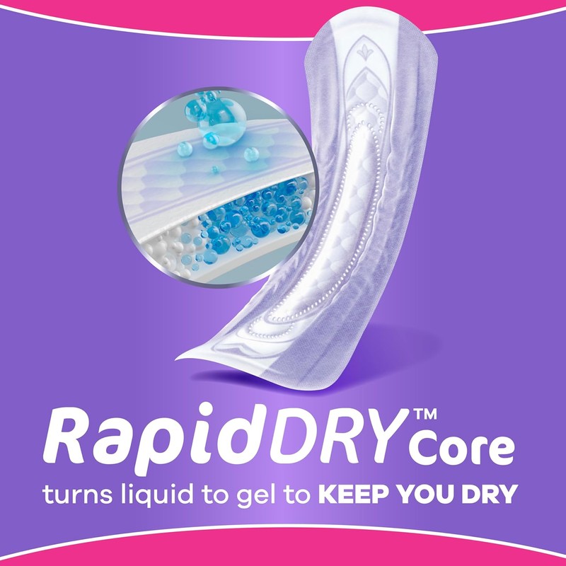 Always Discreet Adult Incontinence Pads for Women, Drier, 6 Drop