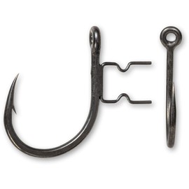 Black Cat Premium Claw Single Hook Extremely Stable Fishing Hook for Catfish Fishing with Optimised Rubber Fish Holder Fishing Accessories, DG Coating, 7/0