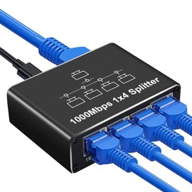 Dictien Ethernet Splitter 1 to 4