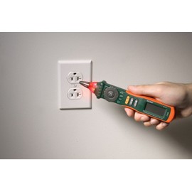 Extech 381676A 9 Function Pen Multimeter + NCV Auto/Manual Ranging Pen Multimeter with Non-Contact Voltage Detector