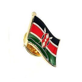Kenya Kenyan Metal Enamel Country Flag Pin Badge