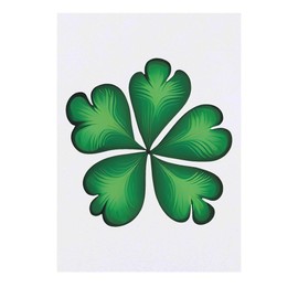 'Irish Shamrock' Temporary Tattoo - Water Resistant, Skin-Safe, Non-Toxic Transfer (TO00068639)