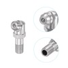 uxcell Metric Nickel Plated Brass Straight Grease Fitting M6 x