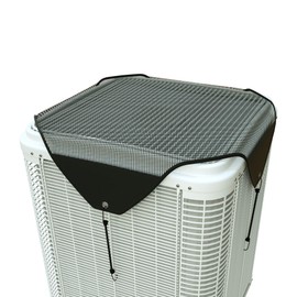 LBG Products Central Air Conditioner Covers for Outside Units,36 x 36 Inch Leaf Guard Mesh All Season Outdoor A/C Defender Set,Mesh Air Conditioner Cover Outdoor