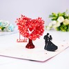 HAIHAUPOD 3D Romantic Pop-Up Anniversary Card for Couple, Love Tree